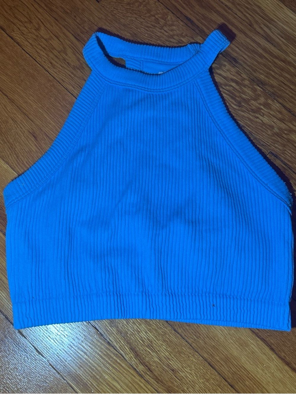 blue aerie halter tank top